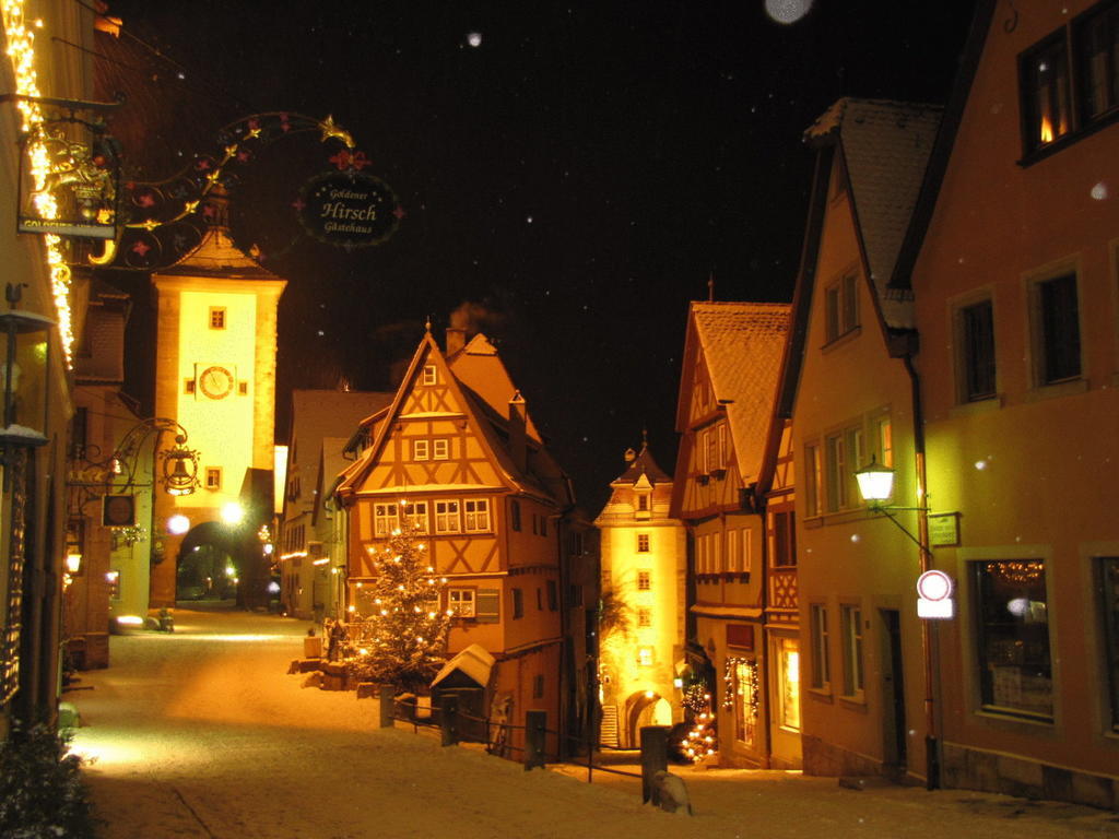 Historik Hotel Goldener Hirsch Rothenburg Rothenburg ob der Tauber Extérieur photo